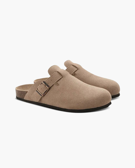 Luke | Sabot pour hommes en suède confortable avec semelle ergonomique