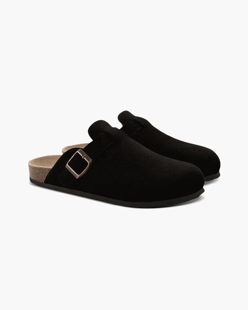 Luke | Sabot pour hommes en suède confortable avec semelle ergonomique