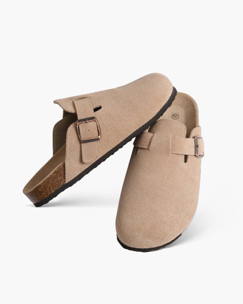 Luke | Sabot pour hommes en suède confortable avec semelle ergonomique