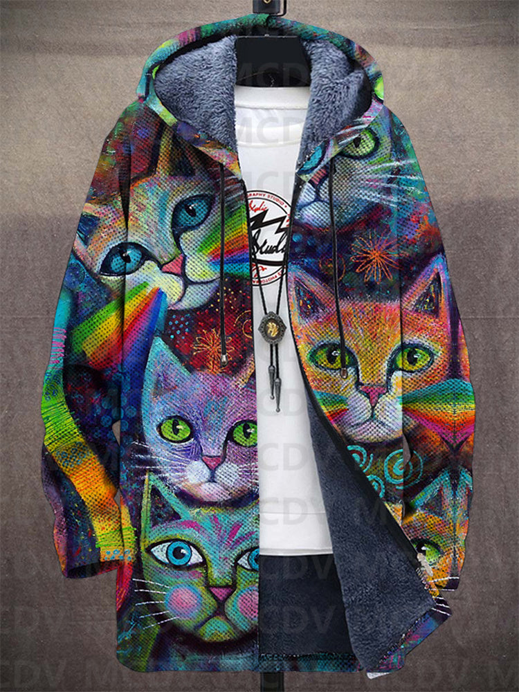 Rowland | Cardigan à Capuche Artistique