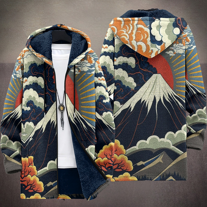 Ezra | Cardigan à Capuche Artistique
