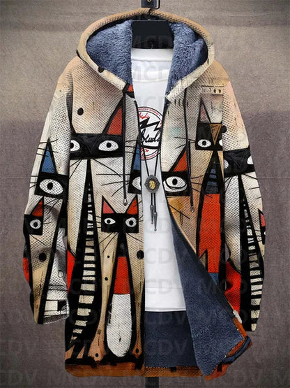 Preston | Veste à Capuche Imprimé Artistique
