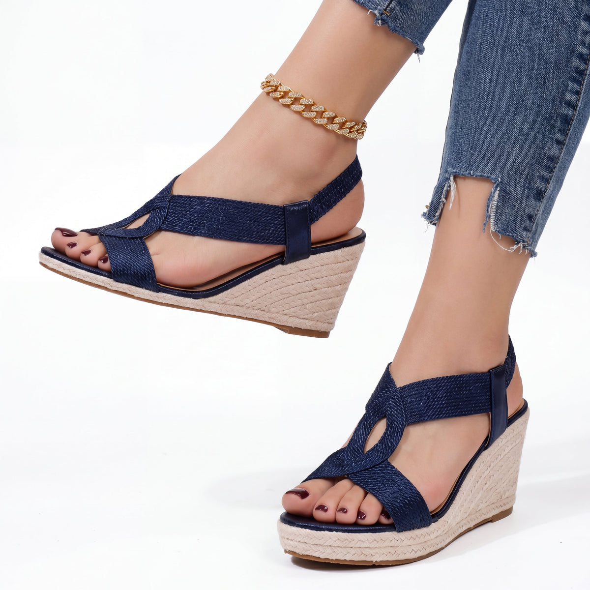 Noelia™ | Chaussures à talon ouvert en tricot