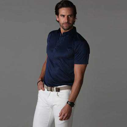 Jack | Polo à manches courtes Slim Fit en performance élégante