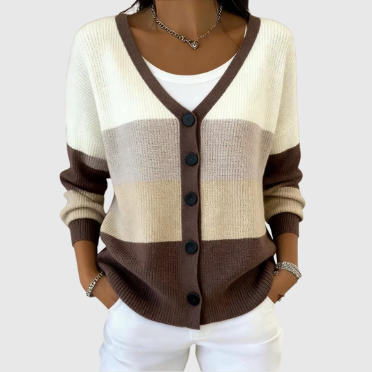 Felicia | Veste en Maille à Boutons