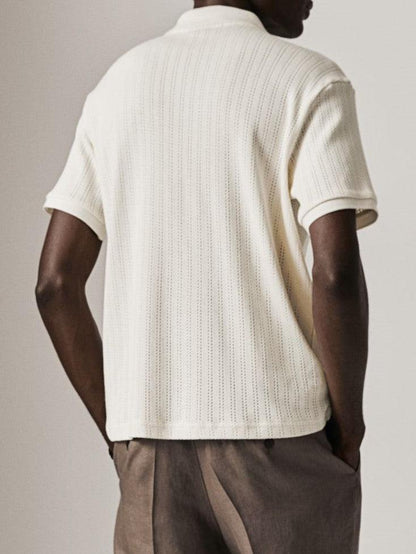 Polo tricoté élégant pour un look chic
