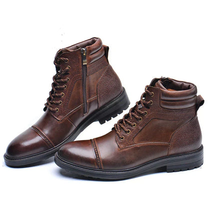 Harm™ Bottes Robustes pour Hommes avec Fermeture Éclair et Lacets