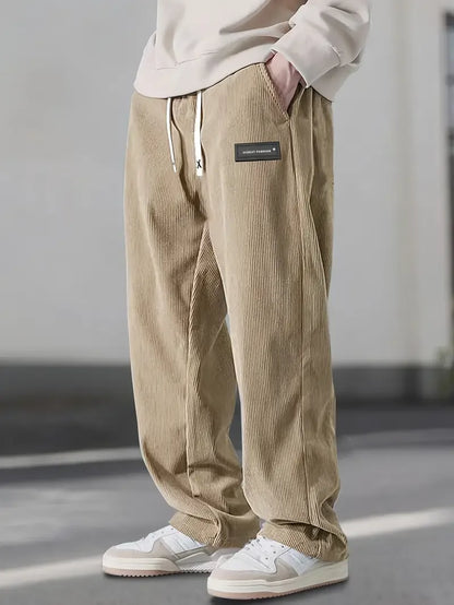 PANTALON ÉLÉGANT EN VELOURS CÔTELÉ