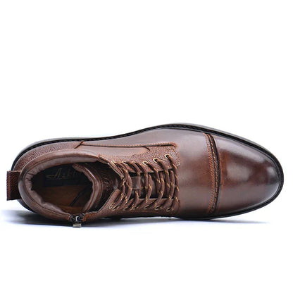 Harm™ Bottes Robustes pour Hommes avec Fermeture Éclair et Lacets