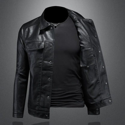 VESTE EN CUIR MODERNE RIDER