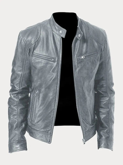 VESTE DÉCONTRACTÉE EN CUIR