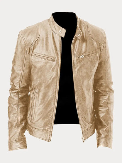 VESTE DÉCONTRACTÉE EN CUIR