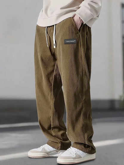 PANTALON ÉLÉGANT EN VELOURS CÔTELÉ