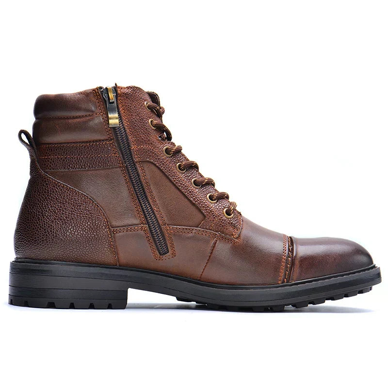 Harm™ Bottes Robustes pour Hommes avec Fermeture Éclair et Lacets