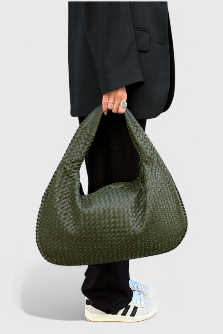 Sac à bandoulière tissé Tilly