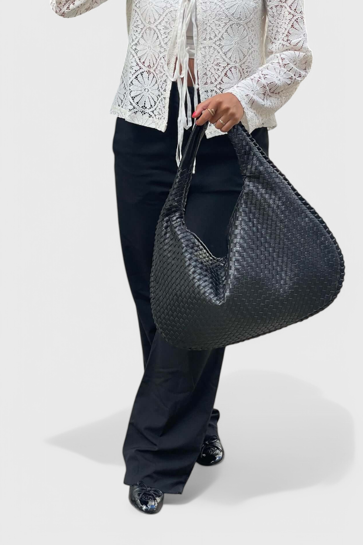 Sac à bandoulière tissé Tilly