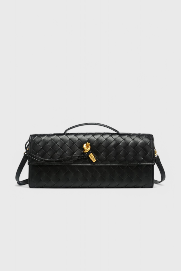 Pochette Melanie à nœuds dorés