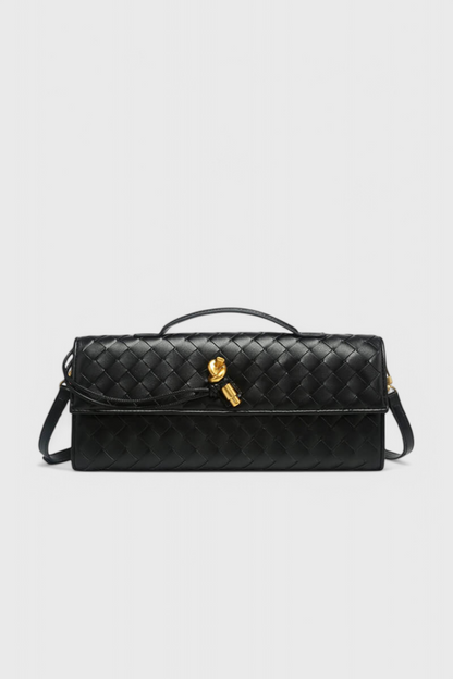Pochette Melanie à nœuds dorés