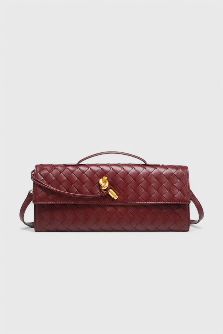 Pochette Melanie à nœuds dorés