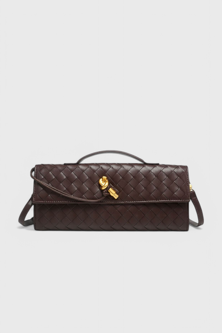 Pochette Melanie à nœuds dorés