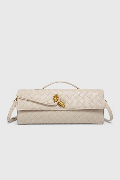 Pochette Melanie à nœuds dorés