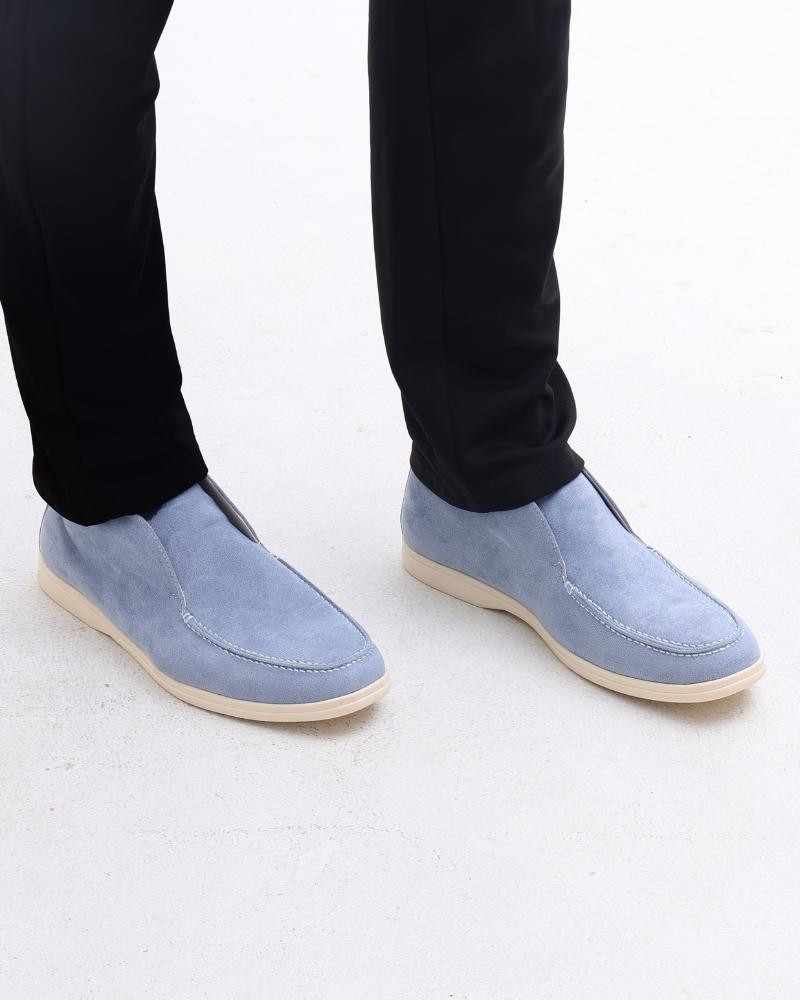 Mason | Mocassin Suédé Homme à Enfiler Mi-Haut