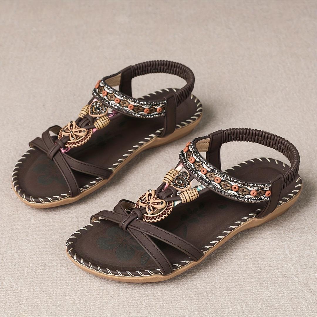 Nadia™ Sandales orthopédiques de style Ibiza pour le confort et l'élégance.