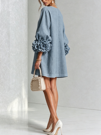 Cleo | Mini-Robe à Finitions Florales