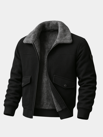 VESTE POUR HOMME AVEC FAUSSE FOURRURE