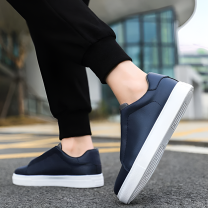 Alexander | Baskets blanches pour hommes en cuir de haute qualité