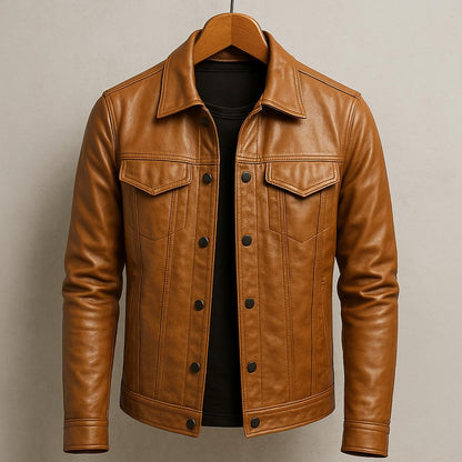 VESTE EN CUIR MODERNE RIDER