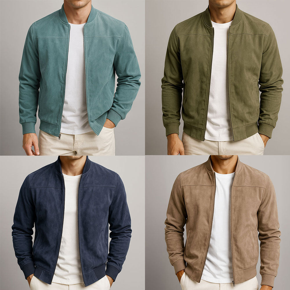 Veste Bomber Effet Daim Antoine