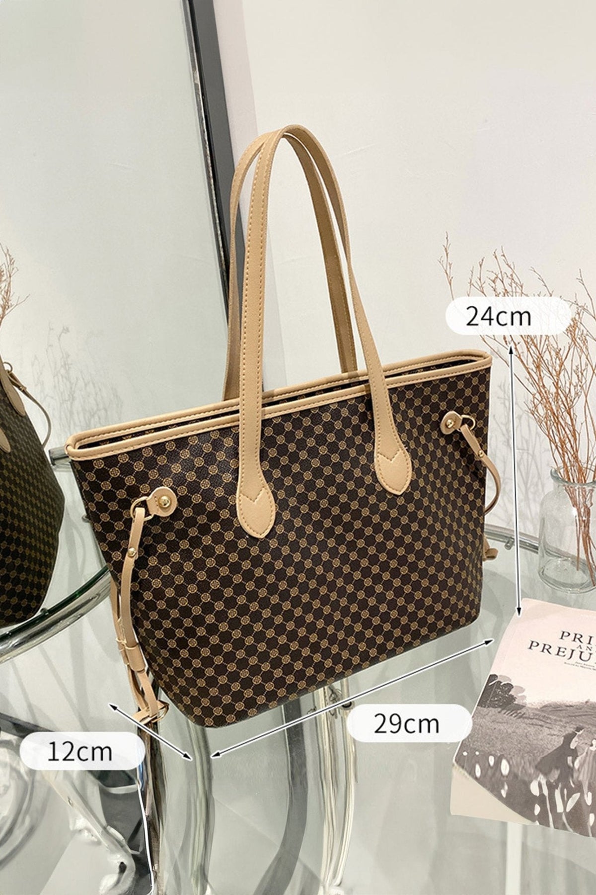 Brisa™ : Sac à bandoulière en cuir végétal (imprimé)