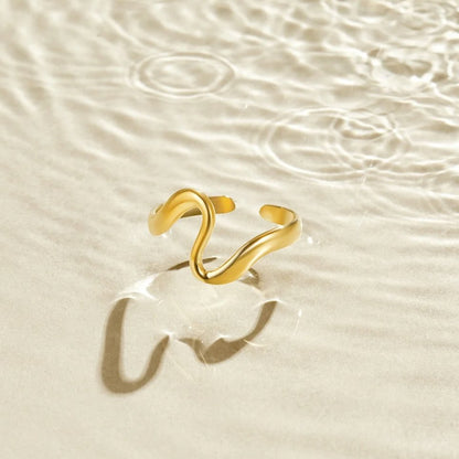 BAGUE ONDA DORATA