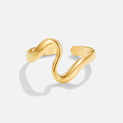BAGUE ONDA DORATA
