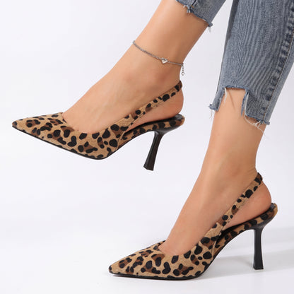 Dulce™ D'Orsay chaussures à talon imprimé léopard