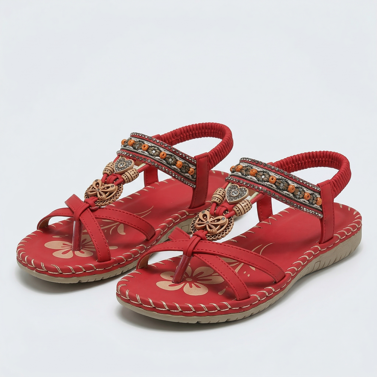 Nadia™ Sandales orthopédiques de style Ibiza pour le confort et l'élégance.