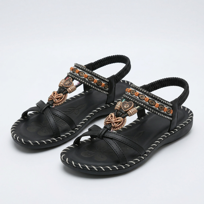 Nadia™ Sandales orthopédiques de style Ibiza pour le confort et l'élégance.