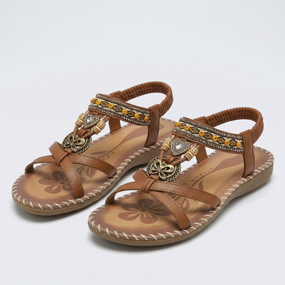 Nadia™ Sandales orthopédiques de style Ibiza pour le confort et l'élégance.