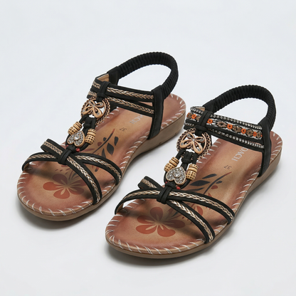 Nadia™ Sandales orthopédiques de style Ibiza pour le confort et l'élégance.
