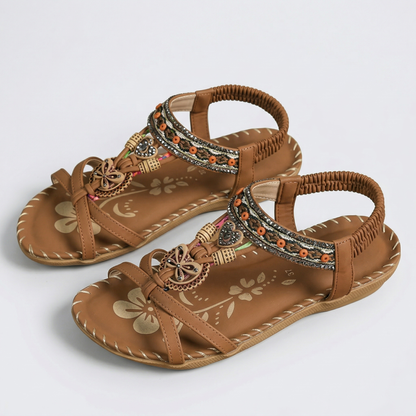 Nadia™ Sandales orthopédiques de style Ibiza pour le confort et l'élégance.