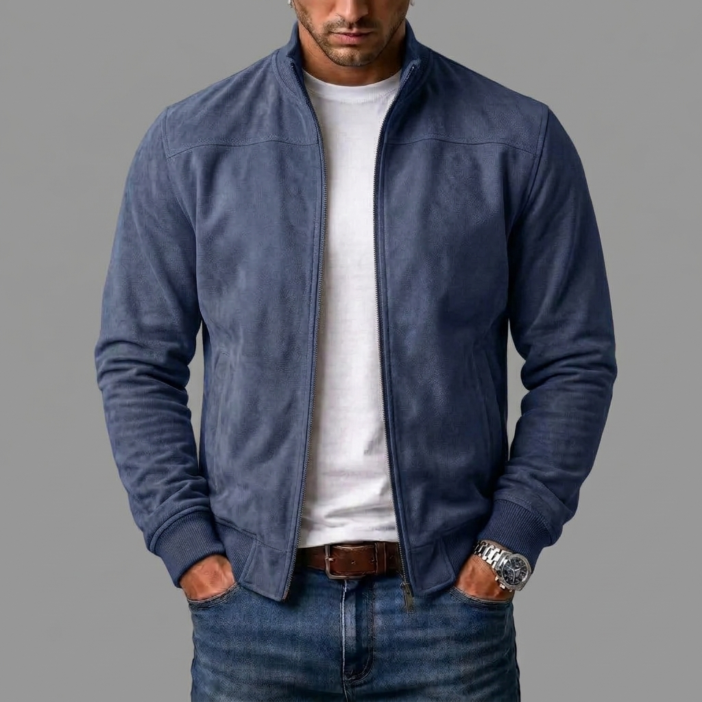 Varel | Blouson bomber en daim