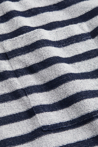 Polo Rayé Tricoté | Élégance Maritime avec une Touche Moderne