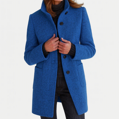 Éléonore | Manteau en laine à coupe midi