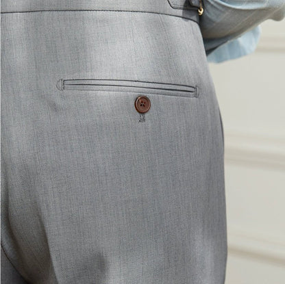 Pantalon fluide taille haute élégant