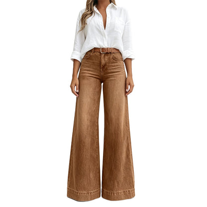 Lucia | Jean Jambe Large Effet Amincissant