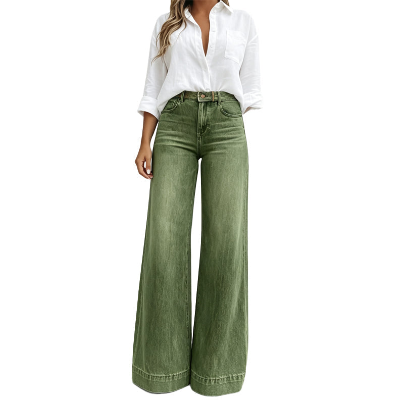 Lucia | Jean Jambe Large Effet Amincissant