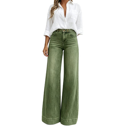 Lucia | Jean Jambe Large Effet Amincissant
