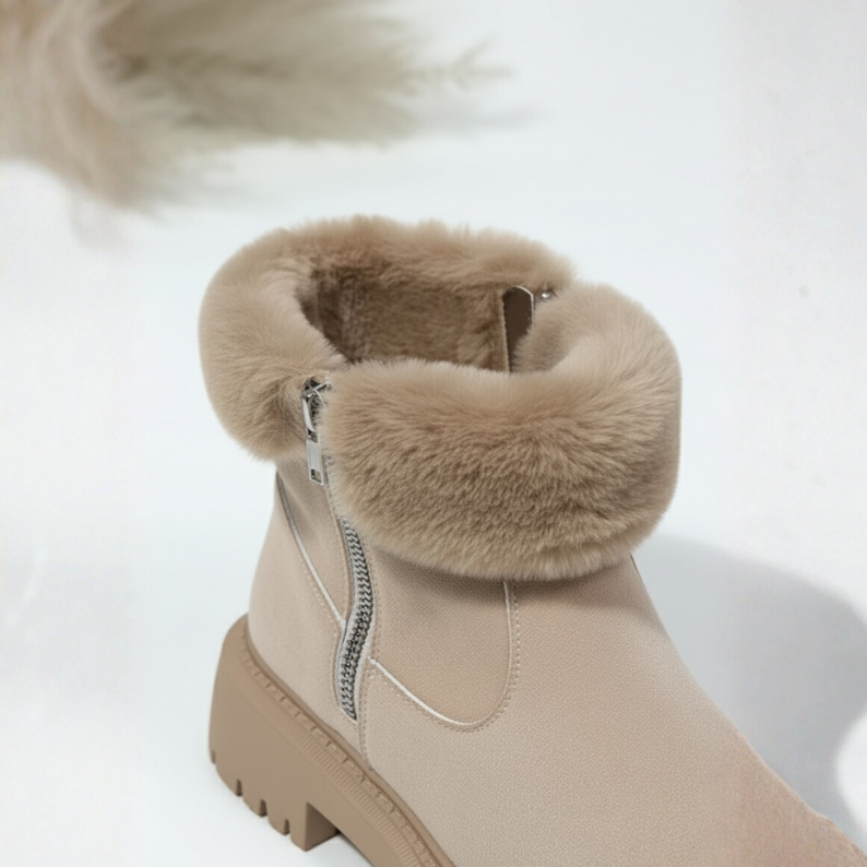 Leyla™ : Bottes chaudes en tissu souple
